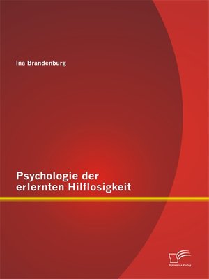cover image of Psychologie der erlernten Hilflosigkeit